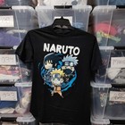 Naruto Shirt Mens Medium Black Shippuden Shonen Jump Chibi  Anime Manga M A319