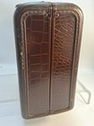 Vintage Small Samsonite 4115 Shwayder Faux Alligator Suitcase Train Case Luggage