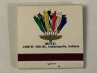 Indianapolis Speedway Motel Full Matchbook Indiana In Vintage Matches Old