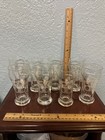 Vintage Heinz 57 Tomato Set Of Eight Glasses tumblers  Monocle Man Logo 5    Tall