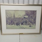 Nathalie Nordstrand Boston Dusk Print 9 100 Signed Aws Boston At Dusk Art Framed