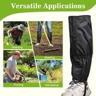 2pcs Lawn Care Leg Gaiters For Hiking Waterproof Trimming Leg Protectors
