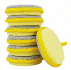 10-pack Double-sided Kitchen Sponges     Dish   Scrub Brush Combo - New