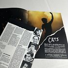 Cats Original Nyc Broadway Souvenir Program Andrew Lloyd Webber December 1986