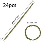 24 Pieces Elastic Boot Straps Shoelace Boot Blousers Leg Straps Blousing Gart   
