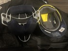 All-star Magnesium Umpire Mask With Cobalt Skull Cap Navy