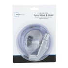 Mainstays 48  Kitchen Sink Spray Hose   Head Chrome 0 51 Lbs 88814