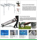 10x10 Ez Pop Up Shade Canopy Instant Shelter Tent W  Zipper Walls roller Bag