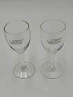 Vintage Braniff International Airlines Dove Logo Wine Glasses Set Of 2