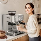 Espresso Machine 20 Bar Espresso coffee Maker Cappuccino Machine W  Frother Wand