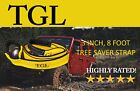 Tgl 3 Inch  8 Foot Tree Saver  Emergency Recovery Tow Strap With Reinforced Loop