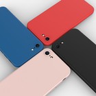For Iphone 7 8 se se 3 Case Liquid Silicone Shockproof Cover   Tempered Glass Us