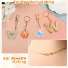 Keychain Making Kit  Keychain Craft Supplies Including Key Chain Hooks  Lobster