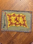 1910   s Scotland Flannel Flag Tobacco Insert Cigarette Felt Vintage 8x10