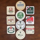 Lot Of  30  Vintage 1960s   70s German Beer Coasters Bier Mats