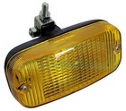 2x Hella Talmu Yellow Lens Daytime Running Lights Lamp Dutch Swedish Retro Style