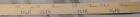 Rare 1955 Nyse Printed Paper Ticker Tape - One-foot Section
