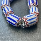 Lot 10 Pieces Beautiful Antique Venetian Trade African Chevron Glass Beads