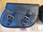 Harley Davidson Softail Synthetic Leather Saddlebags Oem 91537-00c