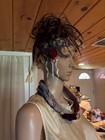 Upcycled Handmade Festival Style Vintage Headband Adjustable  20  Inches 