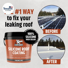 Silicone Roof Coating - Uv-reflective  No Primer Needed  One-coat Sealant For Fl