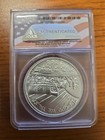2021 Daniel Carr Overstruck Silver Eagle Oregon Trail Token Anacs Ms70