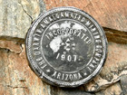 1907 Darwin California  inyo Co  Rare  darwin Amalgamated Mining Co  Seal Plates