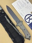      Chris Reeve Green Beret Combat Knife 7  Spear Point Plain Edge Magnacut Blade