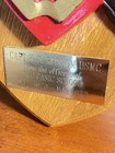 Vietnam Era Usmc The Basic School Presentation Plaque- Col  Russom 1970-72 Train