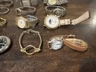 Lot Of 40 Vintage Silver Gold Tone Womens   Mens Watches Timex Gruen Amitron