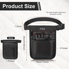 Server Pouch Waist Apron Waitress Money Bag Utility Organizer Belt Restaurant
