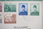 1964 Indonesia Irian Barat Kaimana To Usa Multicolor Airmail Cover Hand Cancel