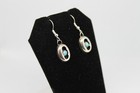 Turquoise And Sterling Silver Drop Earrings