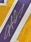 Dennis Rodman Signed auto Los Angeles Lakers Yellow Custom Jersey  73 Jsa Coa