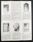 Vintage 1940s Miami Steel Cabinets Middletown Ohio Graphic Brochure Woman Vanity