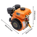 4 Stroke Small  Diesel Engine Single Cylinder Air-cooling Manual Start Motor