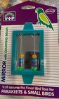 X s 3  - Vo-toys Bird Mirror With Counting Beads Plastic Toy Colors Vary - Lot 
