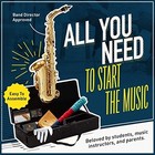 Mendini By Cecilio Eb Alto Saxophone W  Case  Tuner   Mouthpiece - Black   Gold