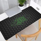 Hexagon Xxl Mousepad Large Gaming Keyboard Pad Soft Office Desk Mat
