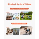 Uimoso Adjustable Dog Wheelchair For Hind Legs Support For Disabled Pets