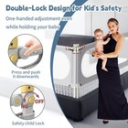 Bed Rail For Toddlers  Baby Bed Rail Guard With Double Child Safety Lock  30    