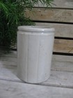 Very Small Primitive Vintage English Ironstone Marmalade Crock New Label