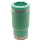 4 In 1 Insulated Can Cooler Turquoise   Sea Foam Green  14oz Fits Cans   Bottles