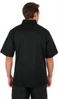 Chef Uniforms Men s Classic Fit 2 Pockets Short Sleeve Chef Coat  Size Medium