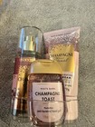 Bath   Body Works Champagne Toast Mini Gift Set 3 Pc Mist   Body Cream   Antibac