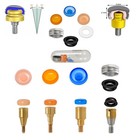 Dental Overdenture Locator Implant Male Cap Retention Inserts Kit Peek Core Tool