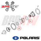 Polaris Outlaw 525 Rear Axle Carrier Housing Heavy Duty Skf Bearing Set 3514548