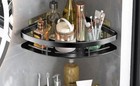 Shower Caddy Shelf Bathroom Corner Shampoo Storage Holder Organizer Racks