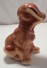 Vintage Royal Copley Brown Puppy With Head Tilted 