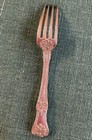 Tiffany English King   sterling Silver 6-7 8  Luncheon Dinner Fork No Monogram